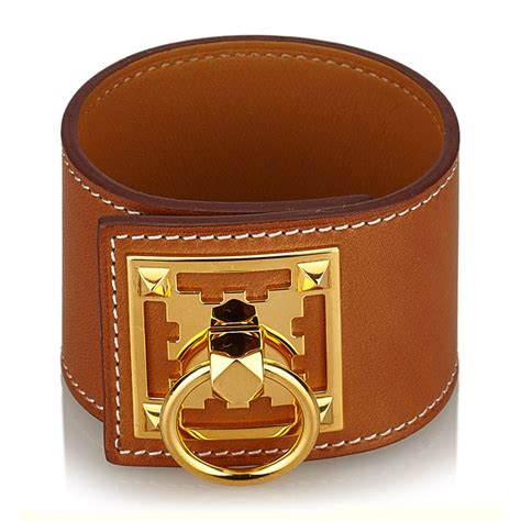 hermes bracelet leather women's